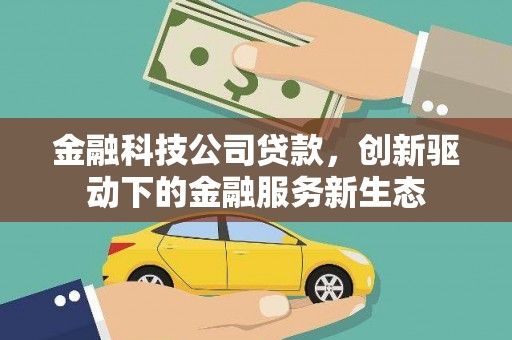 西峡金融科技公司贷款，创新驱动下的金融服务新生态