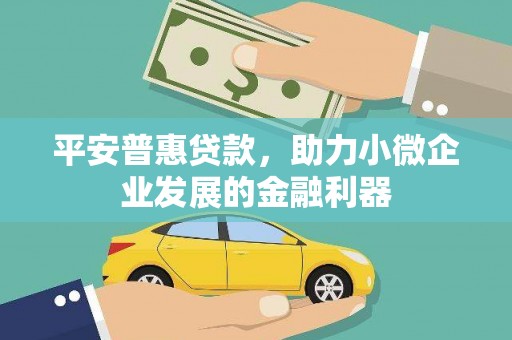 博山平安普惠贷款，助力小微企业发展的金融利器
