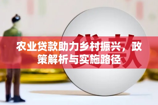 大余农业贷款助力乡村振兴，政策解析与实施路径