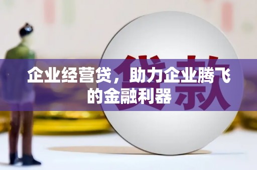 源汇企业经营贷，助力企业腾飞的金融利器