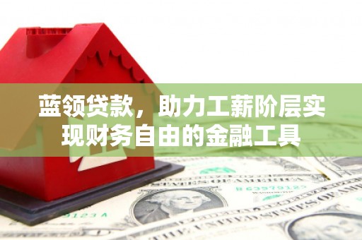 安阳蓝领贷款，助力工薪阶层实现财务自由的金融工具