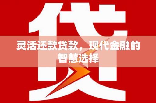怀化灵活还款贷款，现代金融的智慧选择