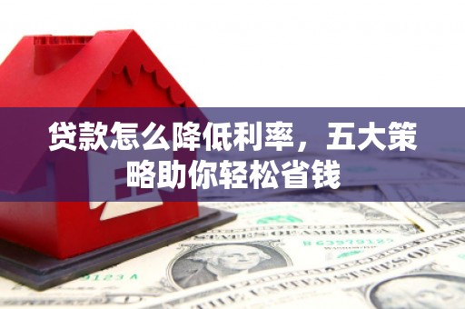 爱民贷款怎么降低利率，五大策略助你轻松省钱
