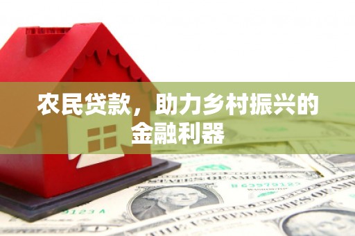 丰都农民贷款，助力乡村振兴的金融利器
