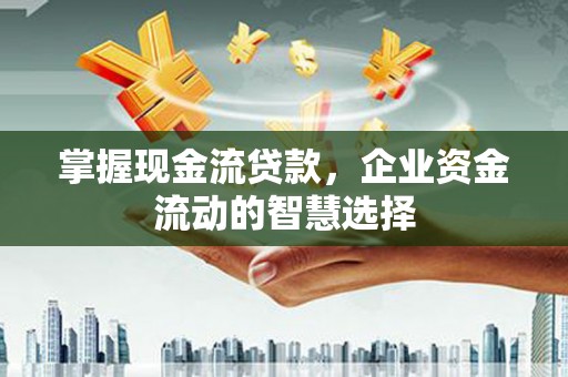 港南掌握现金流贷款，企业资金流动的智慧选择