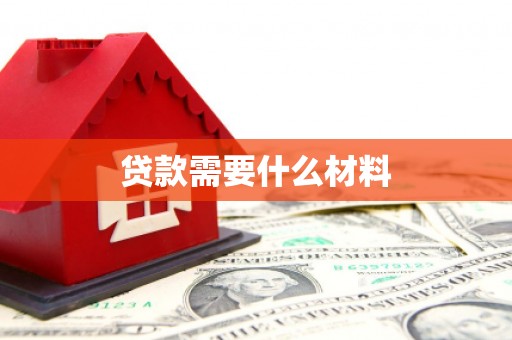 洛扎贷款需要什么材料