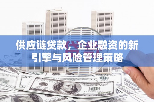 攀枝花供应链贷款，企业融资的新引擎与风险管理策略