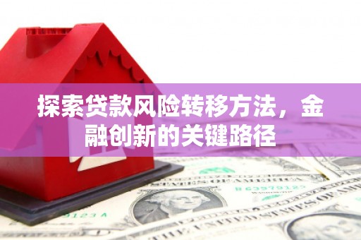 沈北新区探索贷款风险转移方法，金融创新的关键路径