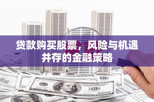 双溪贷款购买股票，风险与机遇并存的金融策略