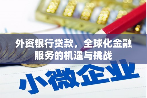 京口外资银行贷款，全球化金融服务的机遇与挑战